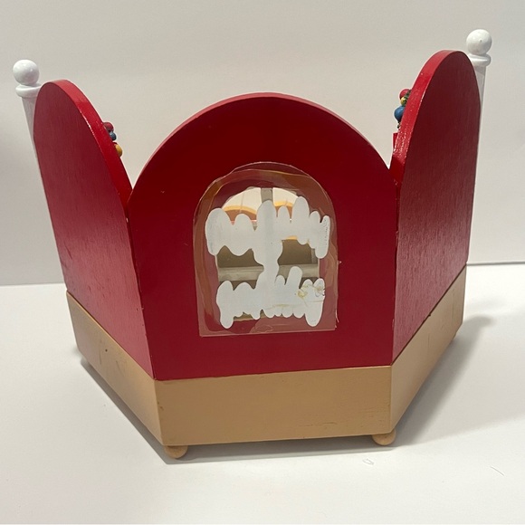 Vintage George-Good Sleeping Elves Night Before Christmas Wooden Music Box - Picture 2 of 5